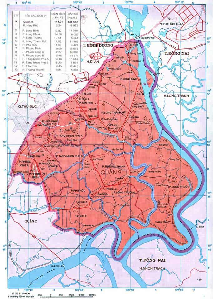 Bản đồ quy hoạch Quận 9