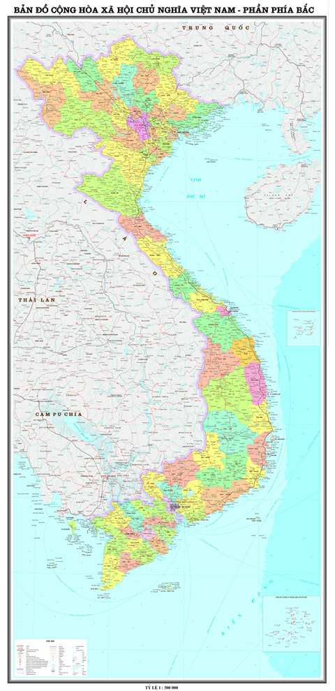 Bản đồ phân bố văn phòng tại Việt Nam
