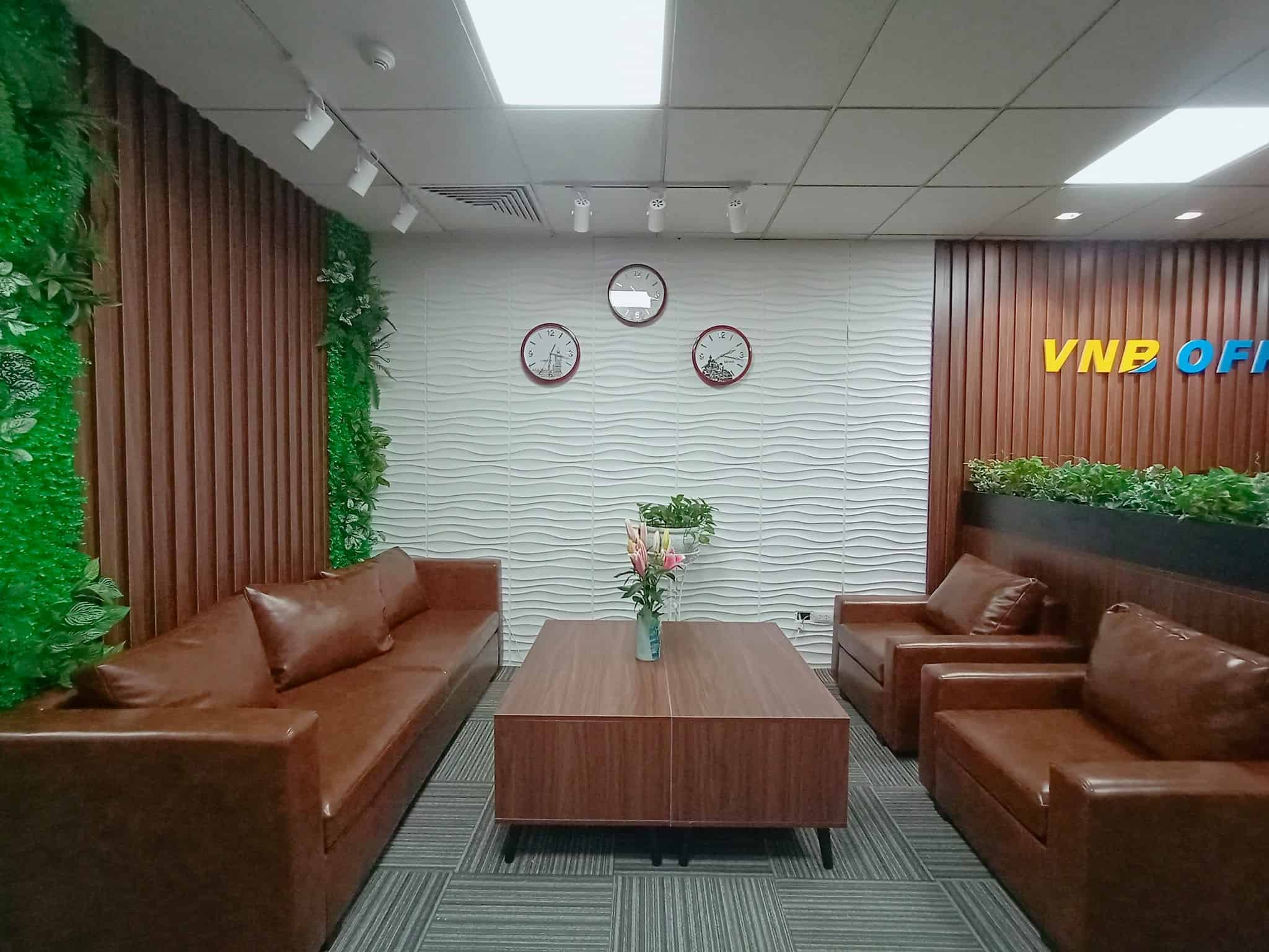 Không gian đẹp và sang trọng tại văn phòng trọn gói VNB Office