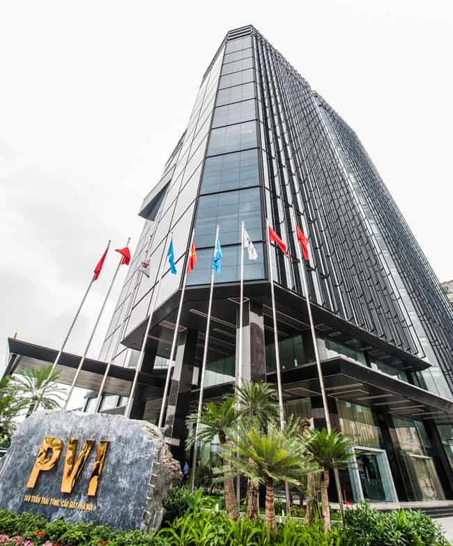 Văn phòng Samsung được đặt tại tòa nhà PVI Tower