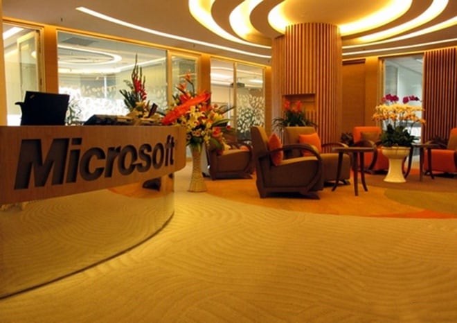 Văn phòng làm việc của Microsoft tại Hà Nội