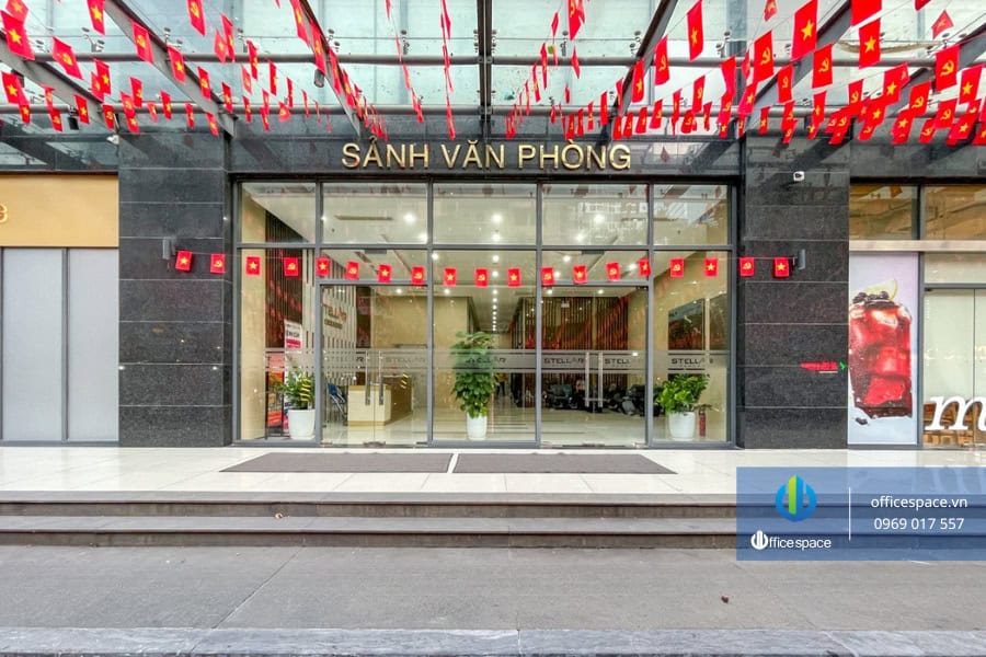 Stellar Garden Building 2 Officespace offers office space for lease in Stellar Garden building, 35 Le Van Thiem Street