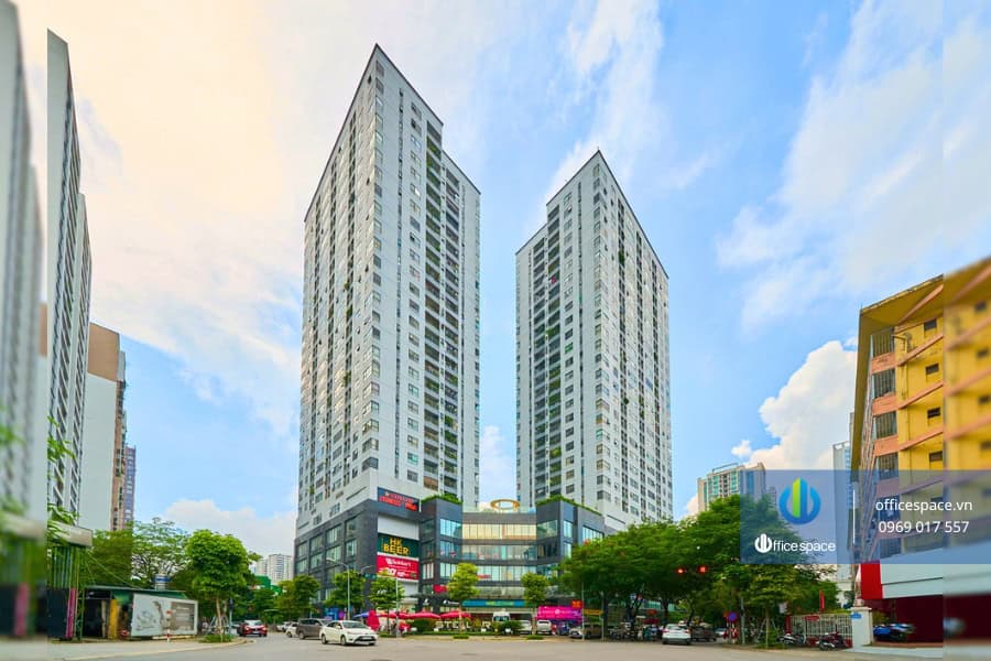 Stellar Garden Building 1 Officespace offers office space for lease in Stellar Garden building, 35 Le Van Thiem Street