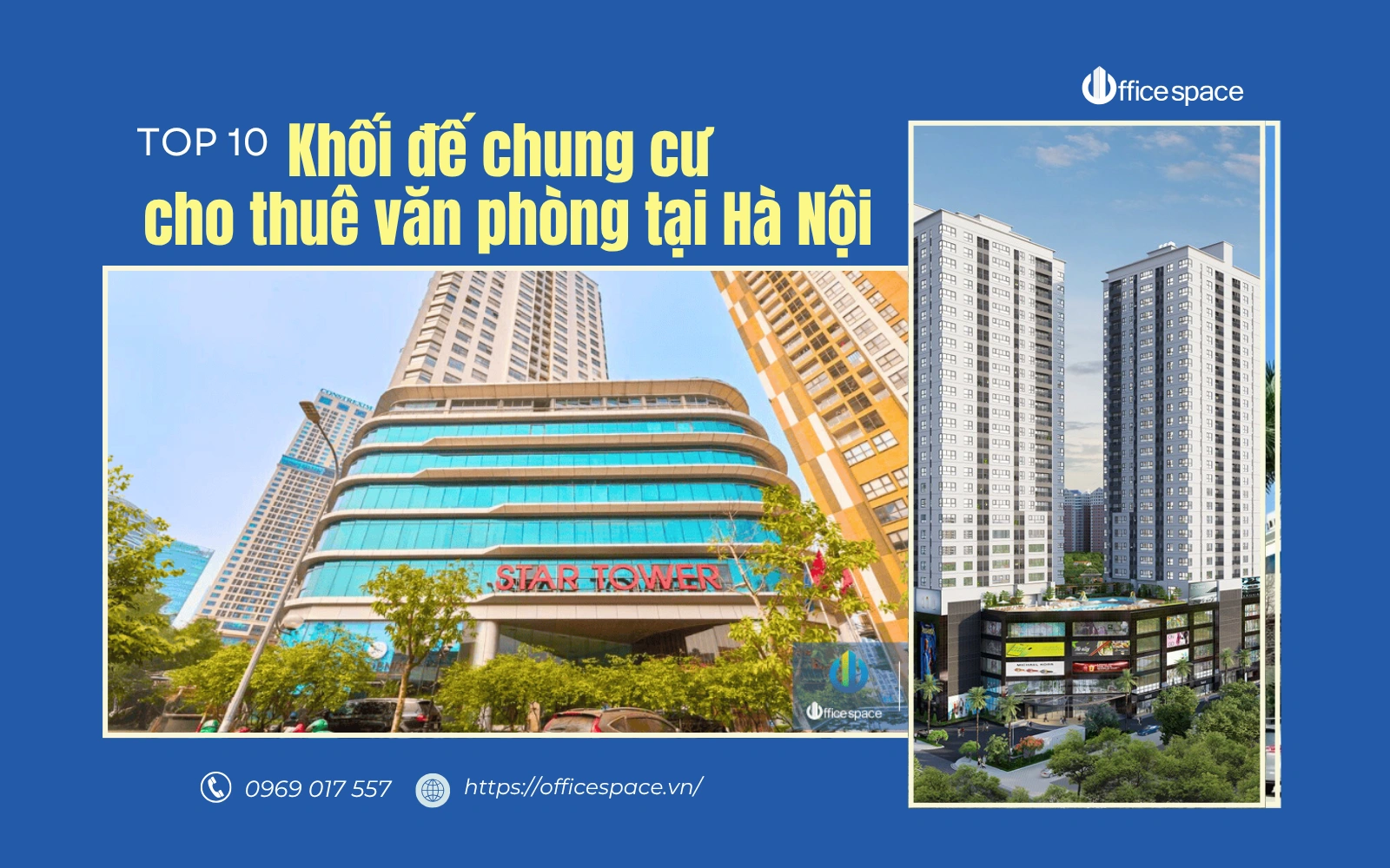 Thuê chung cư làm văn phòng: Gợi ý 10 khối đế lý tưởng tại Hà Nội