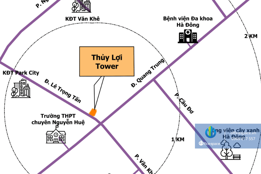 Thủy Lợi Tower 1 Officespace cho thuê văn phòng tòa nhà Thủy Lợi Tower Lê Trọng Tấn Hà Đông